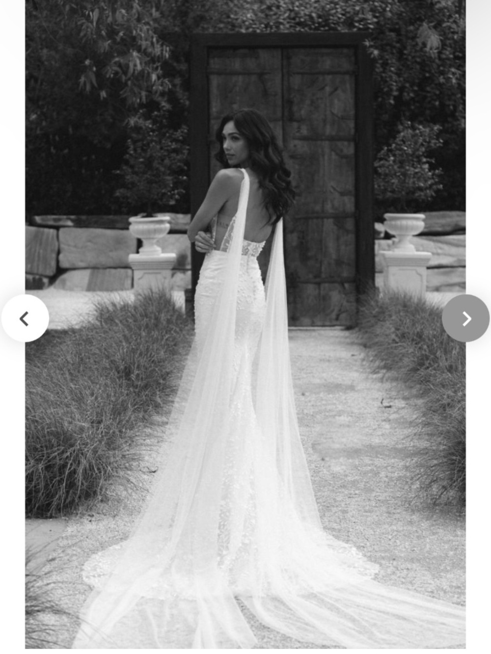 Tulle Shoulder Veil Bridal Wings Ivory by MWL